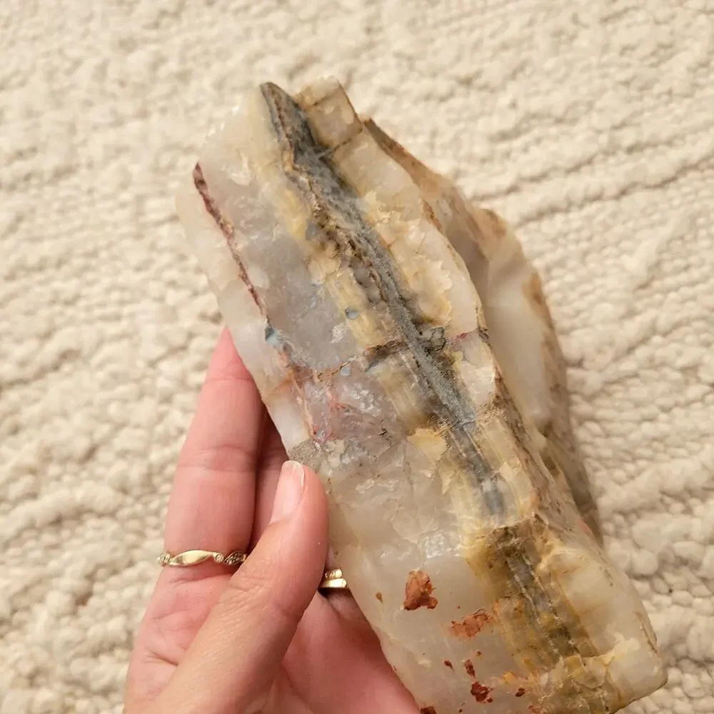 Handcarved Marble Onyx Stone ashtray MCM